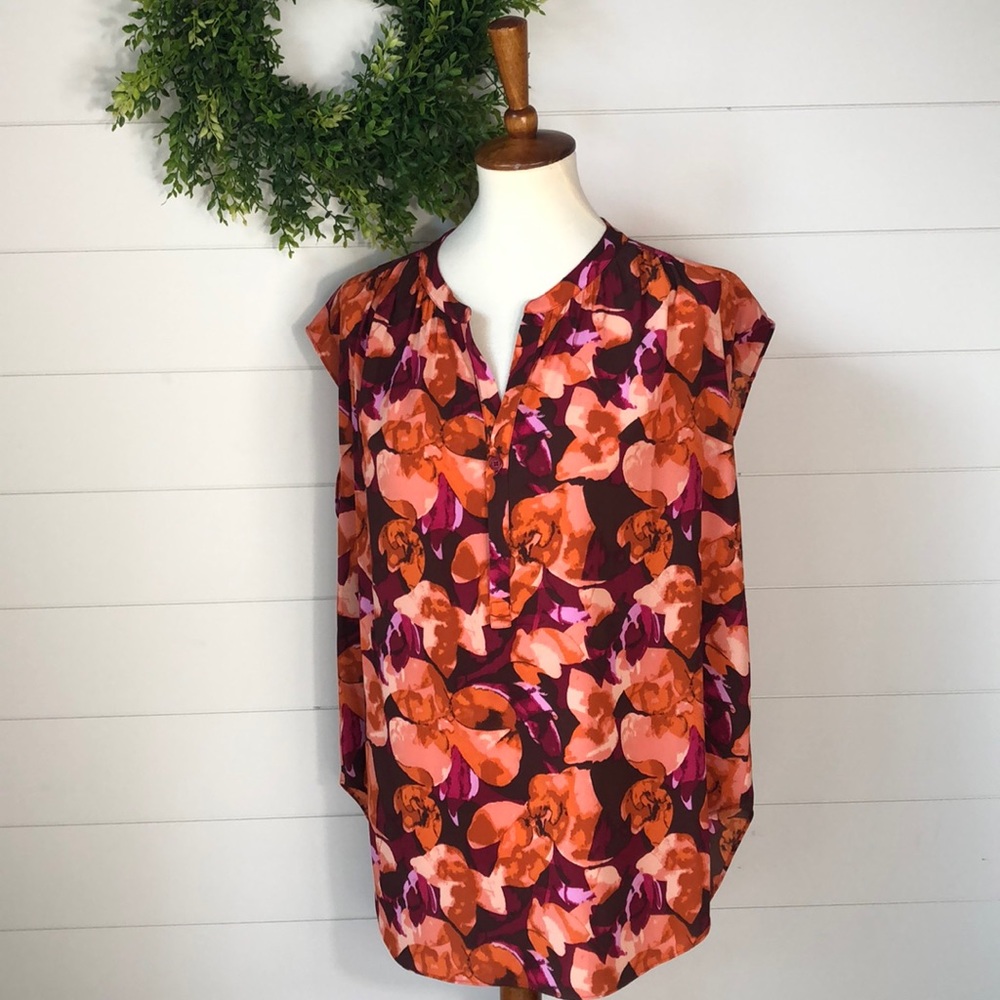NWT Halston Mandarin Collar Long Popover